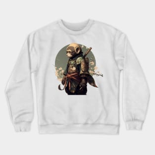 Cute Monkey Warrior Crewneck Sweatshirt